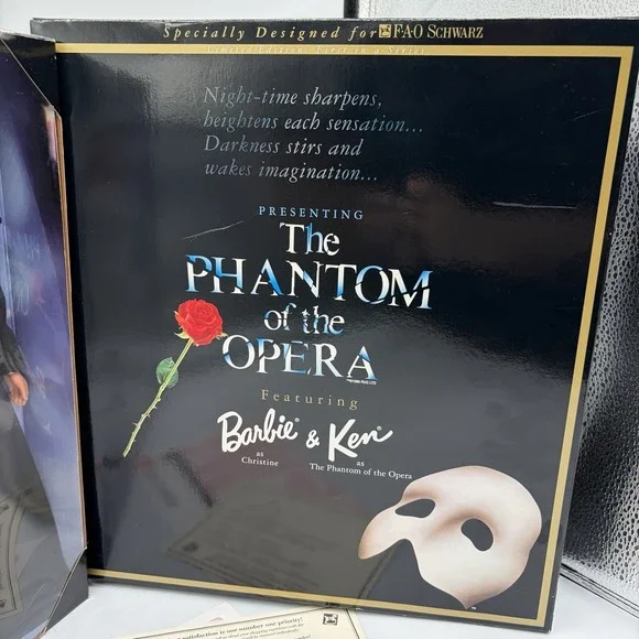 Barbie & Ken Phantom of the Opera Fao Schwartz Limited Collectible Edition 20377 - Picture 4 of 16